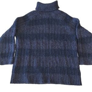 LAUREN Ralph Lauren Turtleneck Sweater Sz Large Navy Blue